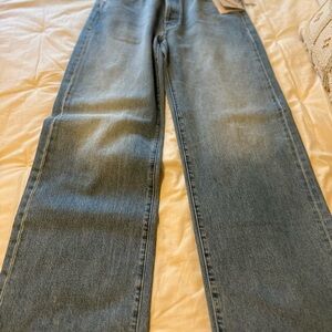 MOTHER Women's straight leg Blue Jeans